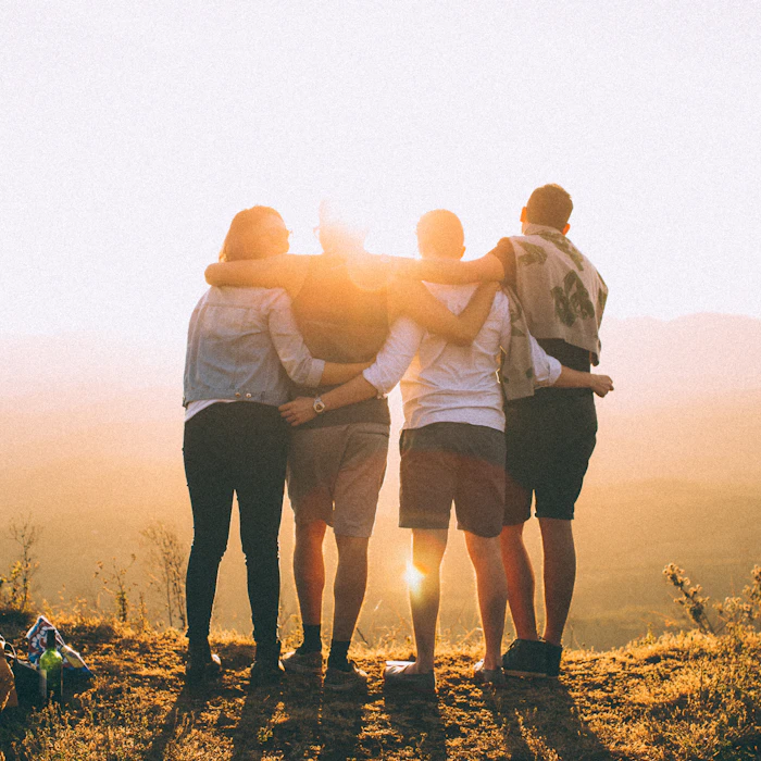 Friends together